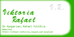 viktoria rafael business card